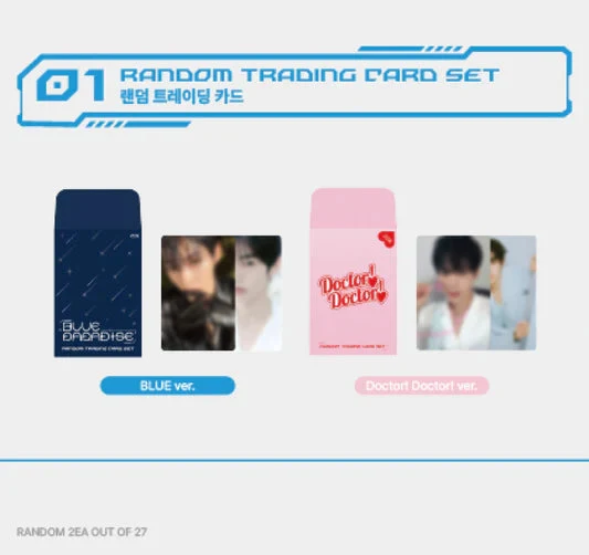 [ZEROBASEONE] Blue Paradise : Pop Up Store : Random Trading Card